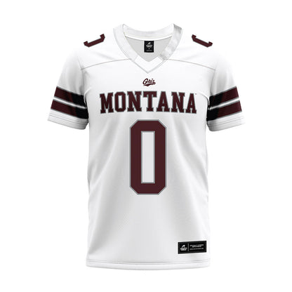 Montana - NCAA Football : Gabe Stroud - White Premium Football Jersey-0