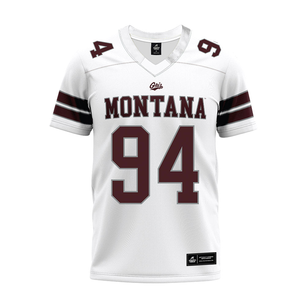Montana - NCAA Football : Cole Harpole - White Premium Football Jersey-0
