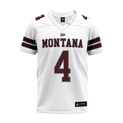 Montana - NCAA Football : Dane Parker - White Premium Football Jersey-0