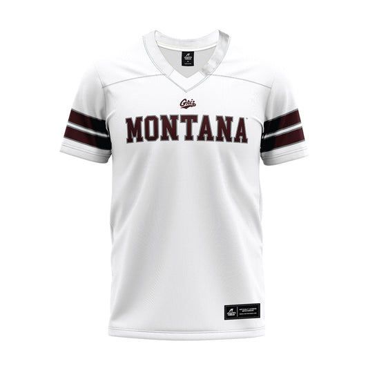 Montana - NCAA Football : Landon Ransom - White Premium Football Jersey-0