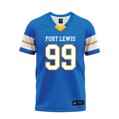 FLC - NCAA Football : Axton Ching-Manaku - Premium Football Jersey-0