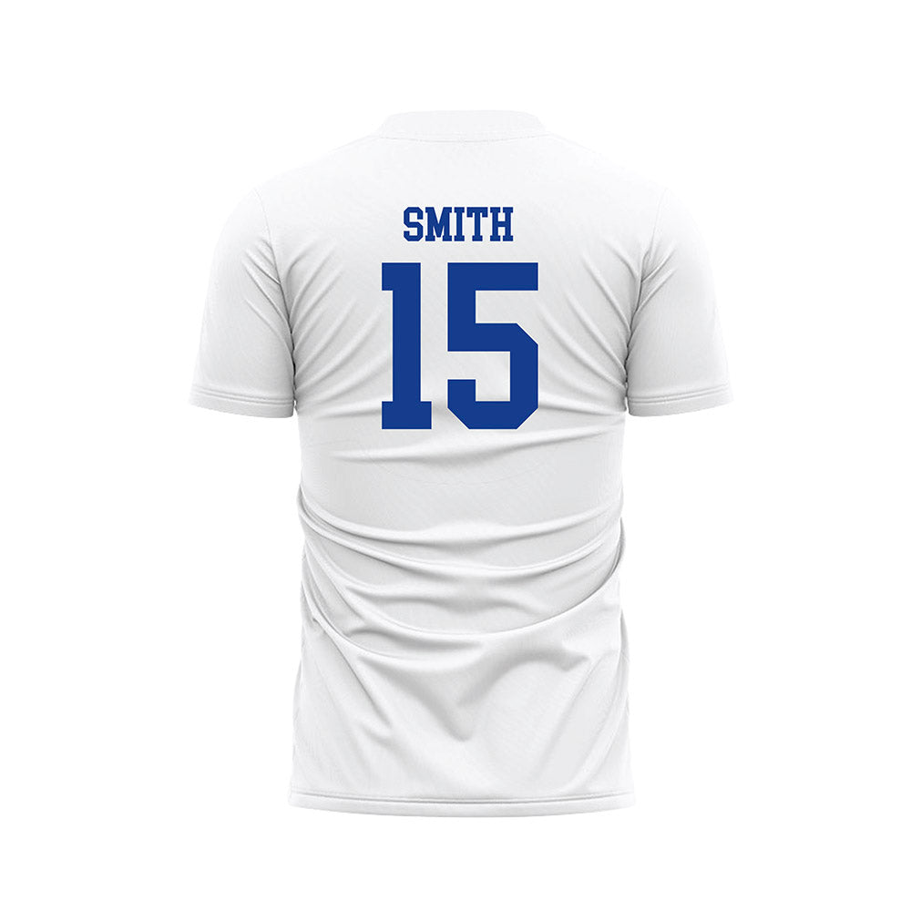 FLC - NCAA Women's Soccer : Cadence Smith - White Soccer Jersey-1