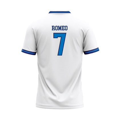 FLC - NCAA Softball : Stella Romeo - White Baseball Jersey-1