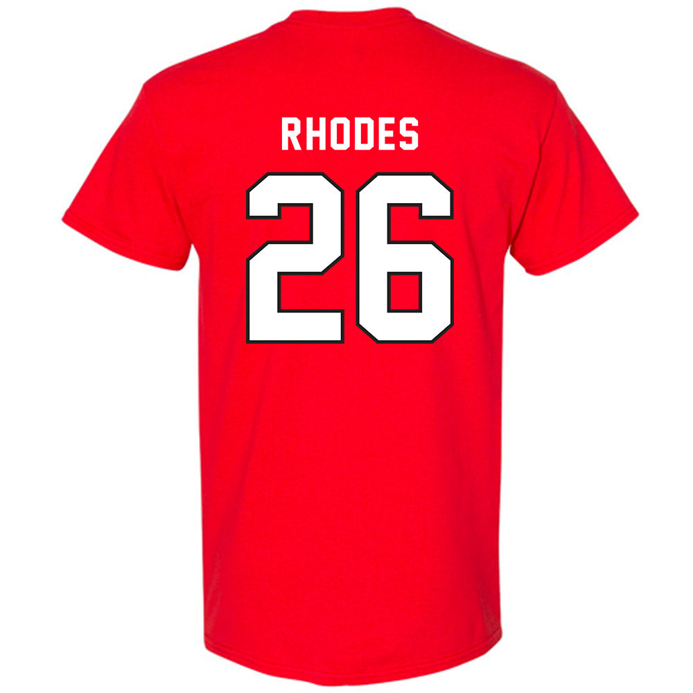 Lewis - NCAA Men's Lacrosse : Hawk Rhodes - Classic Shersey T-Shirt-1