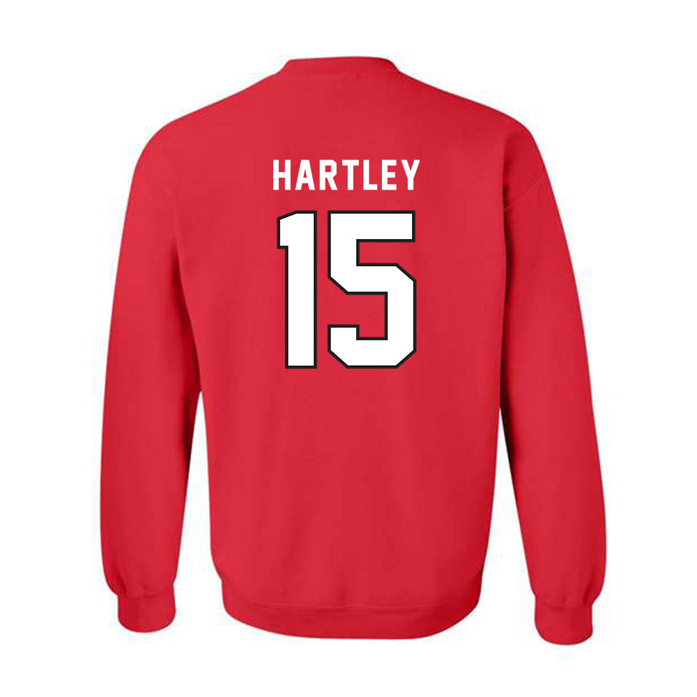 Lewis - NCAA Women's Lacrosse : Devyn Hartley - Classic Shersey Crewneck Sweatshirt-1
