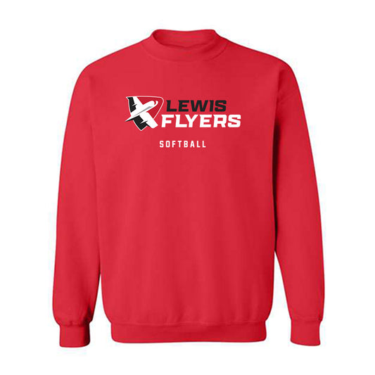 Lewis - NCAA Softball : Victoria Richardson - Classic Shersey Crewneck Sweatshirt-0
