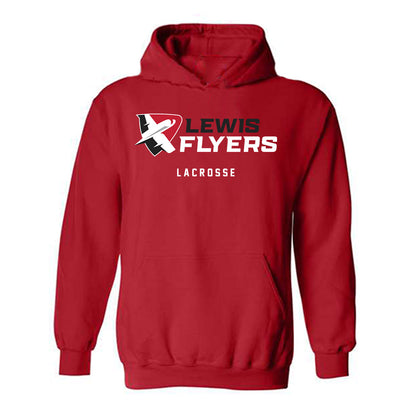 Lewis - NCAA Women's Lacrosse : Carmen Palenik - Classic Shersey Hooded Sweatshirt-0