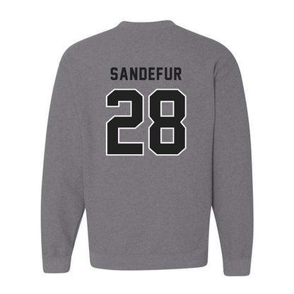 Lewis - NCAA Women's Lacrosse : Samantha Sandefur - Classic Shersey Crewneck Sweatshirt-1