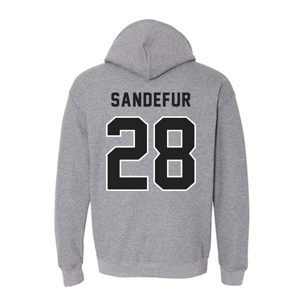 Lewis - NCAA Women's Lacrosse : Samantha Sandefur - Classic Shersey Hooded Sweatshirt-1