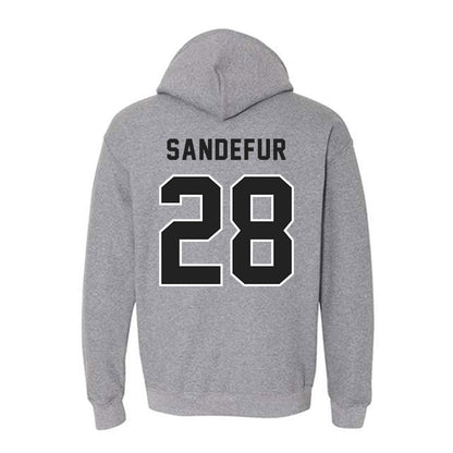 Lewis - NCAA Women's Lacrosse : Samantha Sandefur - Classic Shersey Hooded Sweatshirt-1
