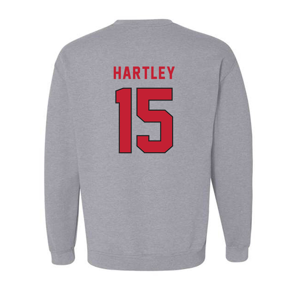 Lewis - NCAA Women's Lacrosse : Devyn Hartley - Classic Shersey Crewneck Sweatshirt-1