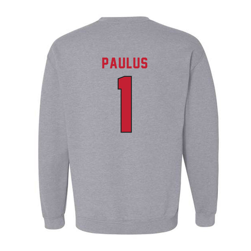 Lewis - NCAA Men's Lacrosse : Riley Paulus - Classic Shersey Crewneck Sweatshirt-1