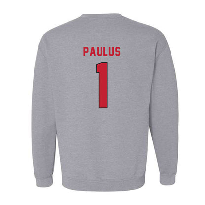 Lewis - NCAA Men's Lacrosse : Riley Paulus - Classic Shersey Crewneck Sweatshirt-1