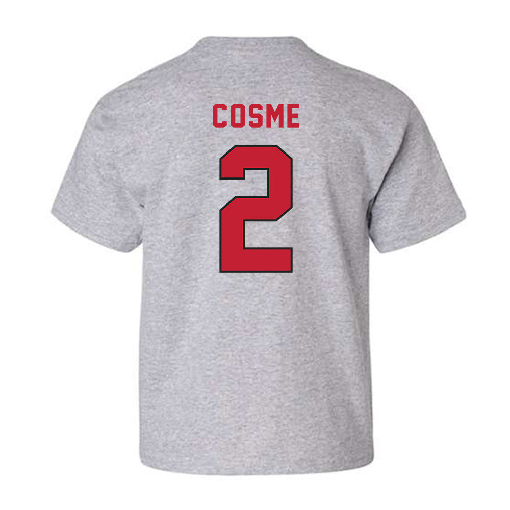 Lewis - NCAA Men's Basketball : Cale Cosme - Classic Shersey Youth T-Shirt-1