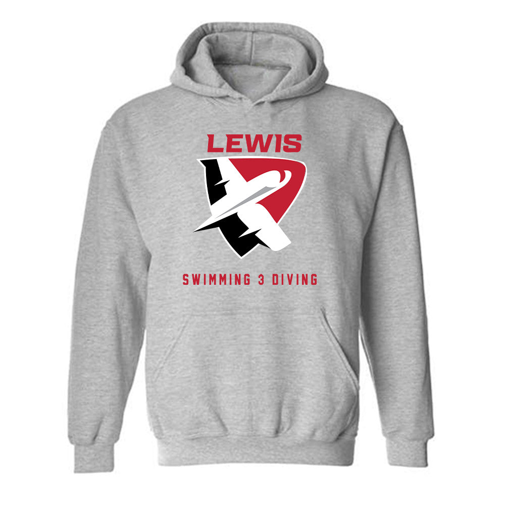 Lewis - NCAA Men's Swimming & Diving : Sebastian Labuda - Classic Shersey Hooded Sweatshirt-0