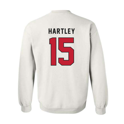 Lewis - NCAA Women's Lacrosse : Devyn Hartley - Classic Shersey Crewneck Sweatshirt-3