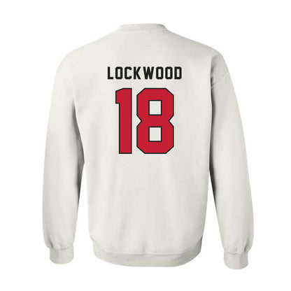 Lewis - NCAA Men's Lacrosse : Landon Lockwood - Classic Shersey Crewneck Sweatshirt-4
