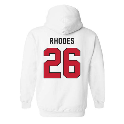Lewis - NCAA Men's Lacrosse : Hawk Rhodes - Classic Shersey Hooded Sweatshirt-1
