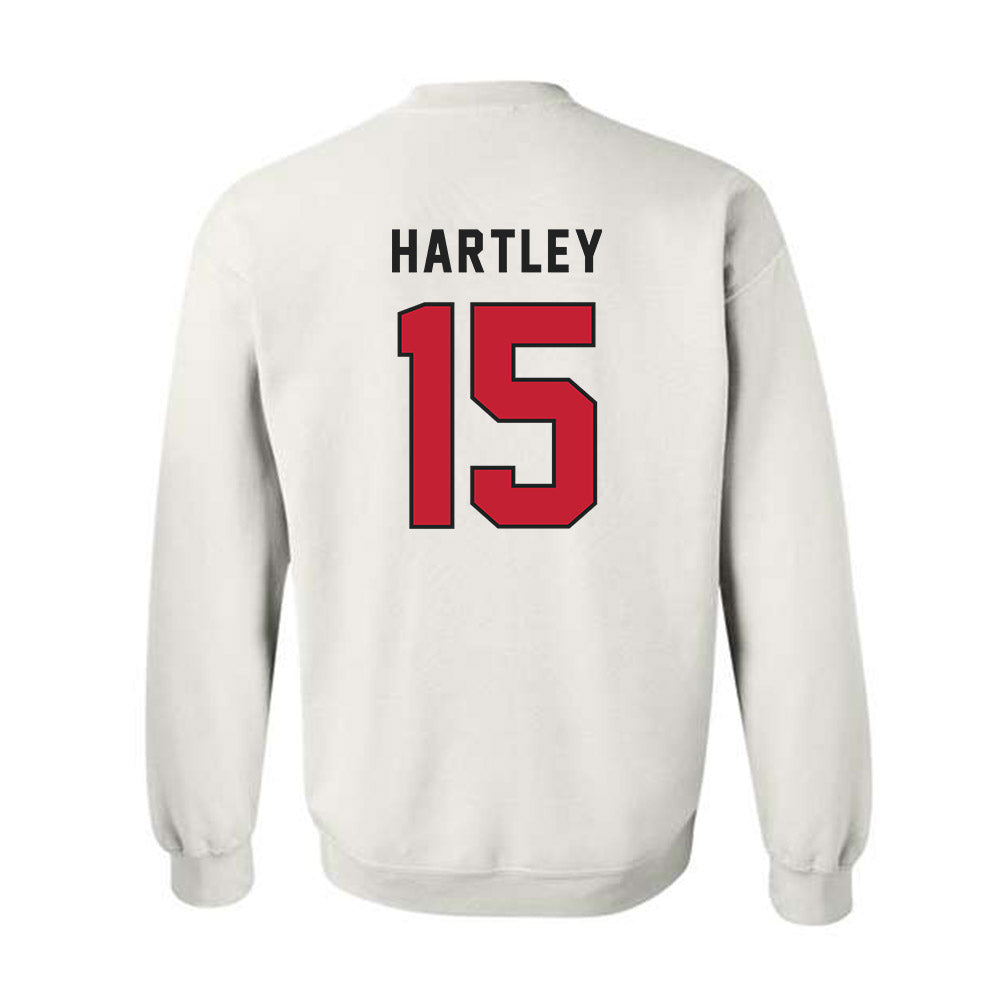 Lewis - NCAA Women's Lacrosse : Devyn Hartley - Classic Shersey Crewneck Sweatshirt-4