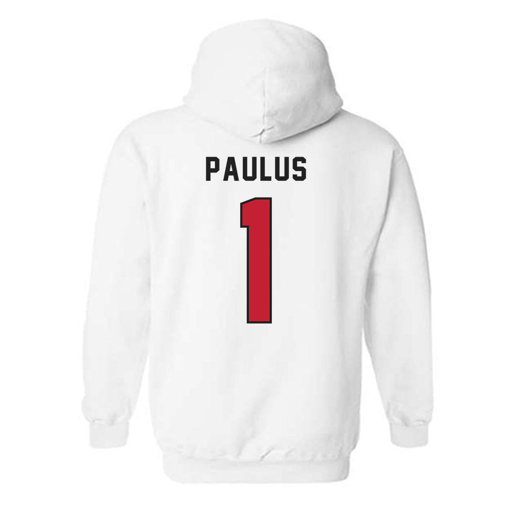 Lewis - NCAA Men's Lacrosse : Riley Paulus - Classic Shersey Hooded Sweatshirt-1