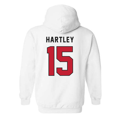 Lewis - NCAA Women's Lacrosse : Devyn Hartley - Classic Shersey Hooded Sweatshirt-1