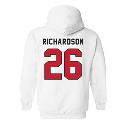 Lewis - NCAA Softball : Victoria Richardson - Classic Shersey Hooded Sweatshirt-1