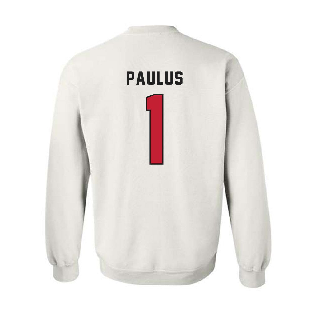 Lewis - NCAA Men's Lacrosse : Riley Paulus - Classic Shersey Crewneck Sweatshirt-5