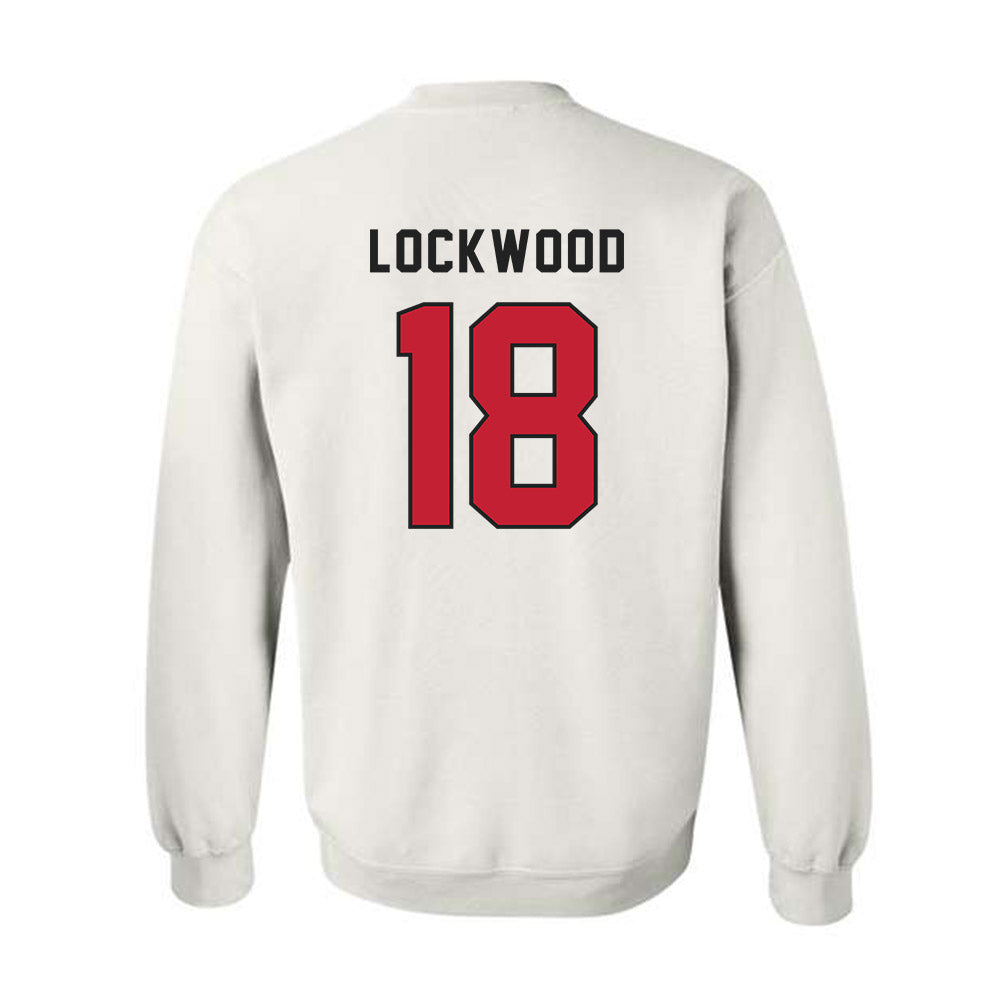 Lewis - NCAA Men's Lacrosse : Landon Lockwood - Classic Shersey Crewneck Sweatshirt-3