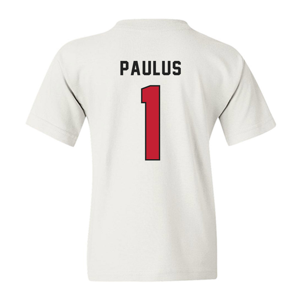 Lewis - NCAA Men's Lacrosse : Riley Paulus - Classic Shersey Youth T-Shirt-5