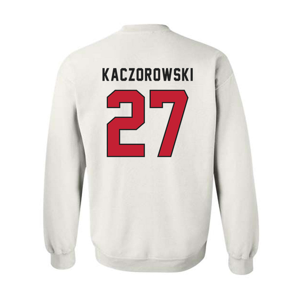 Lewis - NCAA Women's Volleyball : Rachel Kaczorowski - Classic Shersey Crewneck Sweatshirt-3