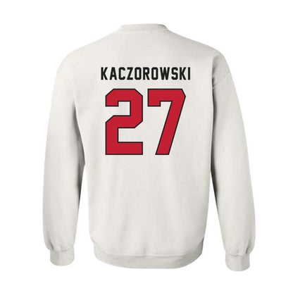 Lewis - NCAA Women's Volleyball : Rachel Kaczorowski - Classic Shersey Crewneck Sweatshirt-3