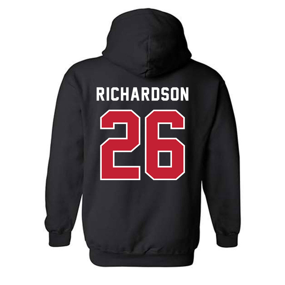 Lewis - NCAA Softball : Victoria Richardson - Classic Shersey Hooded Sweatshirt-1