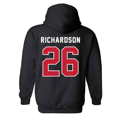 Lewis - NCAA Softball : Victoria Richardson - Classic Shersey Hooded Sweatshirt-1