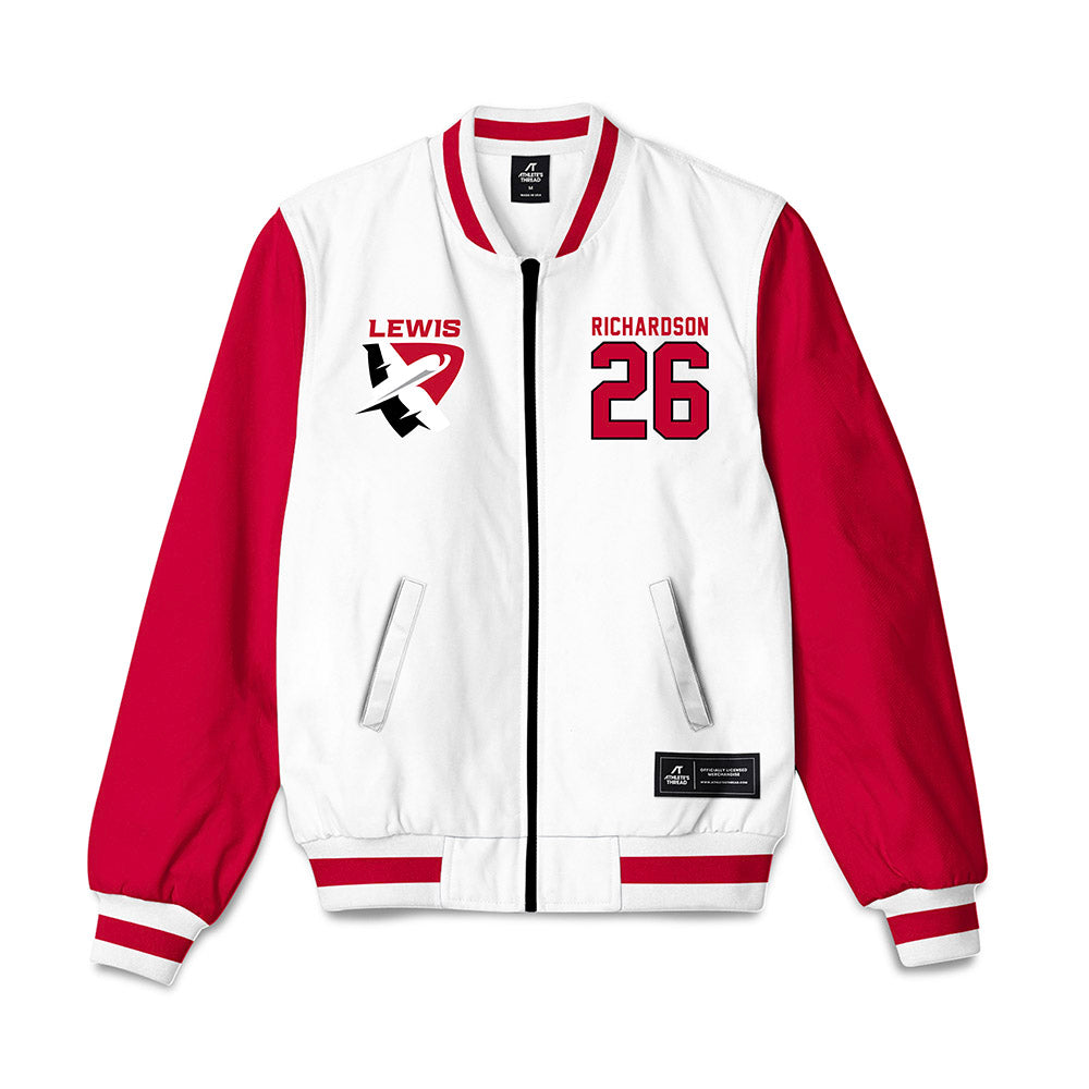 Lewis - NCAA Softball : Victoria Richardson - Bomber Jacket-0