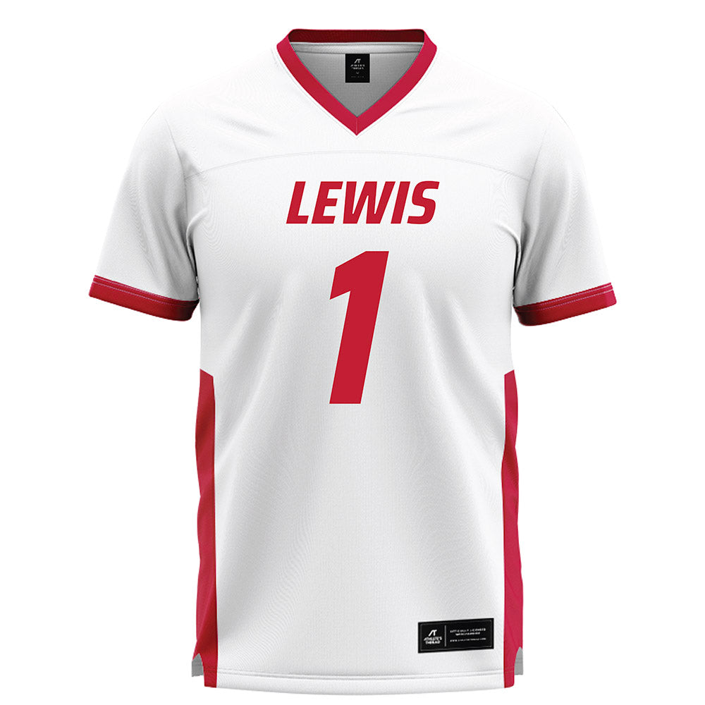 Lewis - NCAA Men's Lacrosse : Riley Paulus - Lacrosse Jersey -0