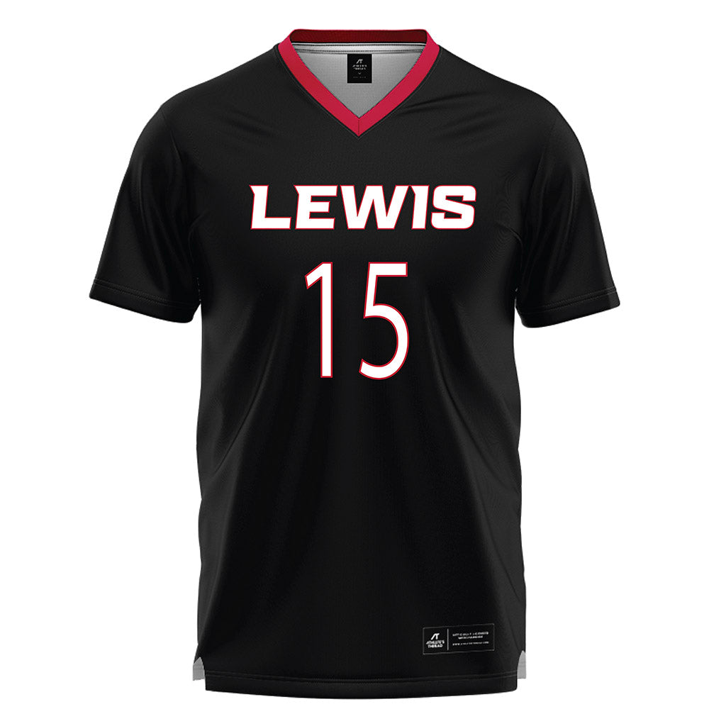 Lewis - NCAA Women's Lacrosse : Devyn Hartley - Lacrosse Jersey -0