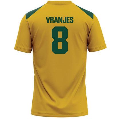 Tiffin - NCAA Women's Lacrosse : Isabelle Vranjes - Gold Lacrosse Jersey -1
