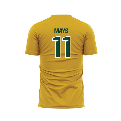 Tiffin - NCAA Men's Soccer : Jordan Mays - Gold Soccer Jersey-1
