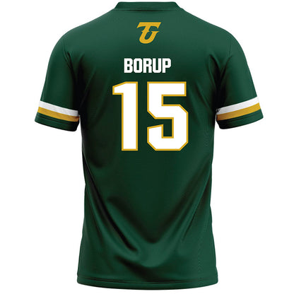 Tiffin - NCAA Men's Lacrosse : Blake Borup - Dark Green Lacrosse Jersey -1