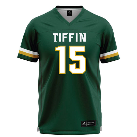 Tiffin - NCAA Men's Lacrosse : Blake Borup - Dark Green Lacrosse Jersey -0