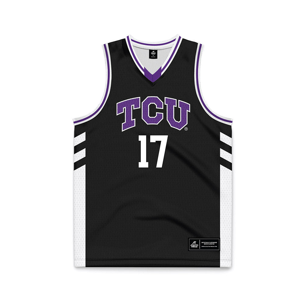 TCU - NCAA Women's Basketball : Clara Silva - Black Basketball Jersey-0