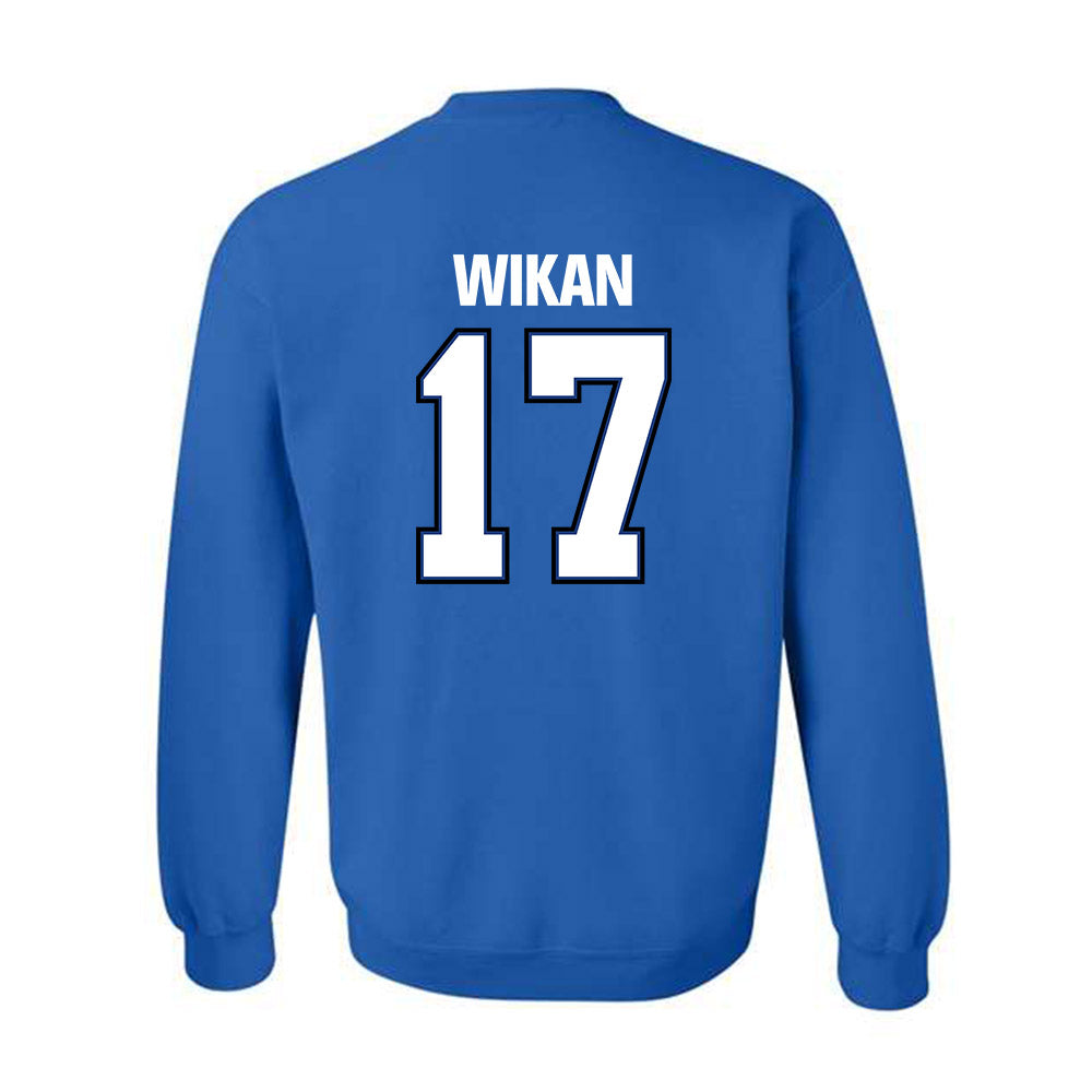 Daemen - NCAA Men's Soccer : Thomas Wikan - Crewneck Sweatshirt-1