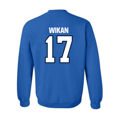 Daemen - NCAA Men's Soccer : Thomas Wikan - Crewneck Sweatshirt-1
