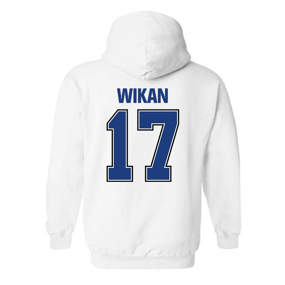 Daemen - NCAA Men's Soccer : Thomas Wikan - Classic Shersey Hooded Sweatshirt-1