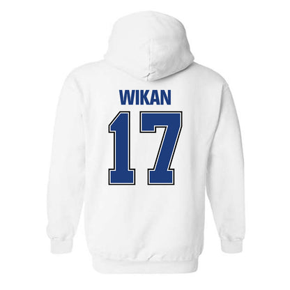 Daemen - NCAA Men's Soccer : Thomas Wikan - Classic Shersey Hooded Sweatshirt-1