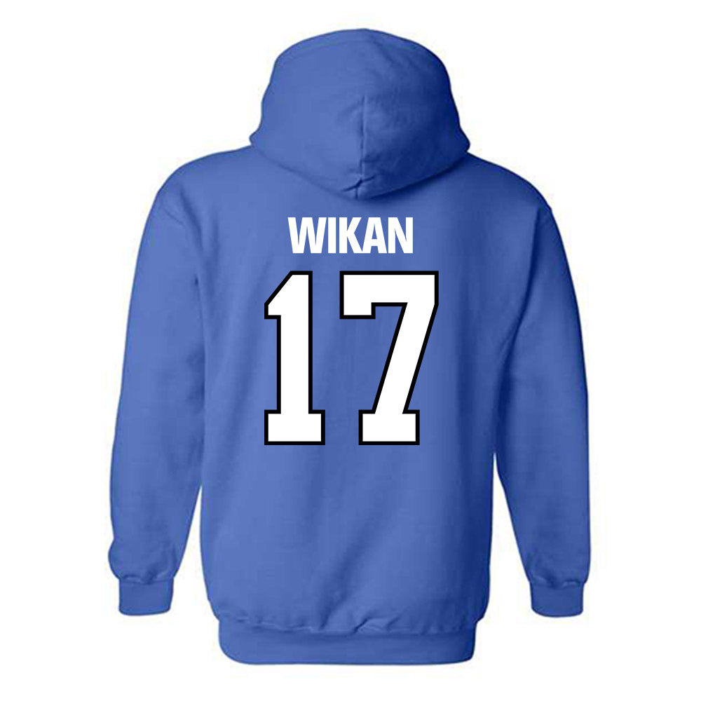 Daemen - NCAA Men's Soccer : Thomas Wikan - Hooded Sweatshirt-1