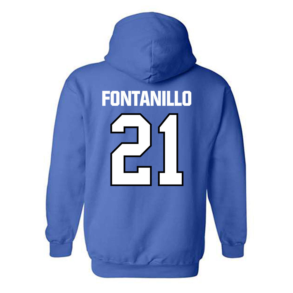 Daemen - NCAA Women's Basketball : Julia Fontanillo - Hooded Sweatshirt-1