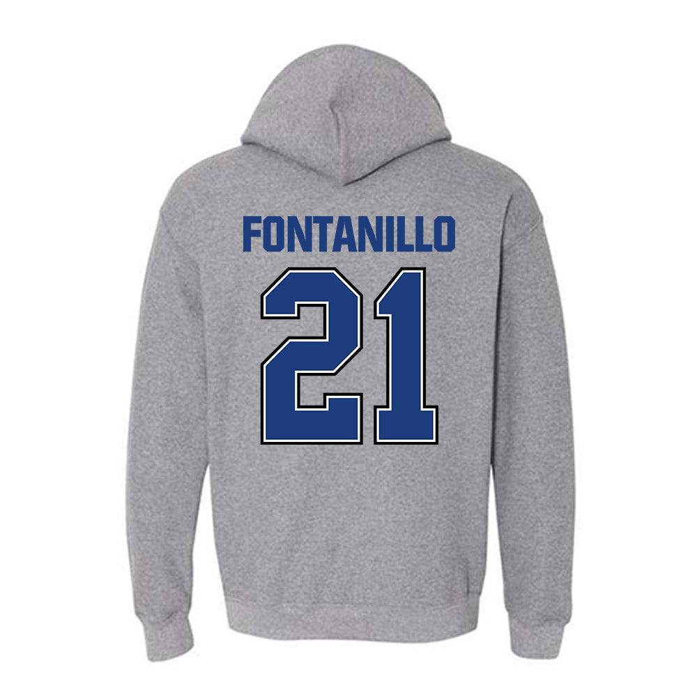 Daemen - NCAA Women's Basketball : Julia Fontanillo - Hooded Sweatshirt-1