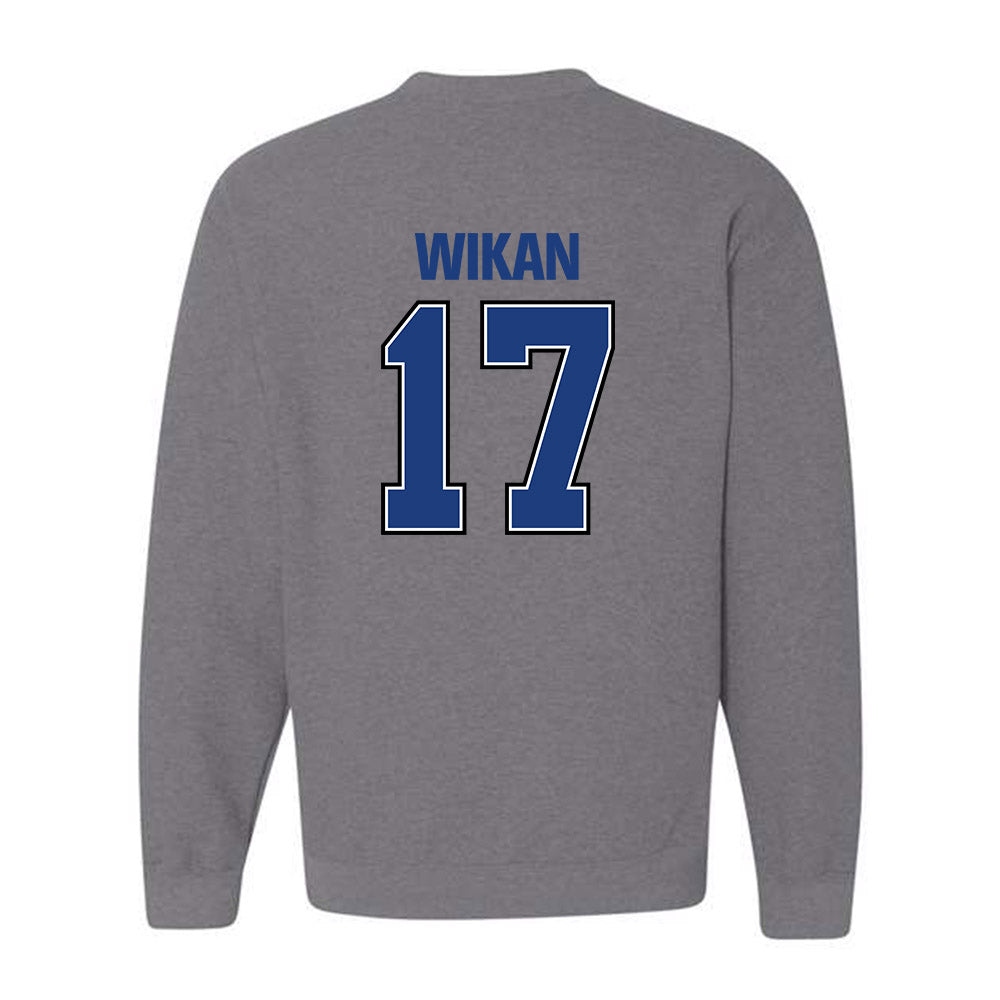 Daemen - NCAA Men's Soccer : Thomas Wikan - Crewneck Sweatshirt-1