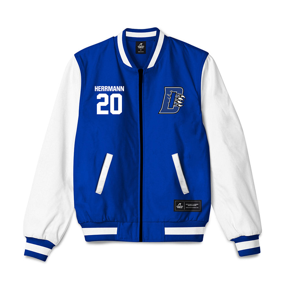 Daemen - NCAA Men's Soccer : Keegan Herrmann - Bomber Jacket-0